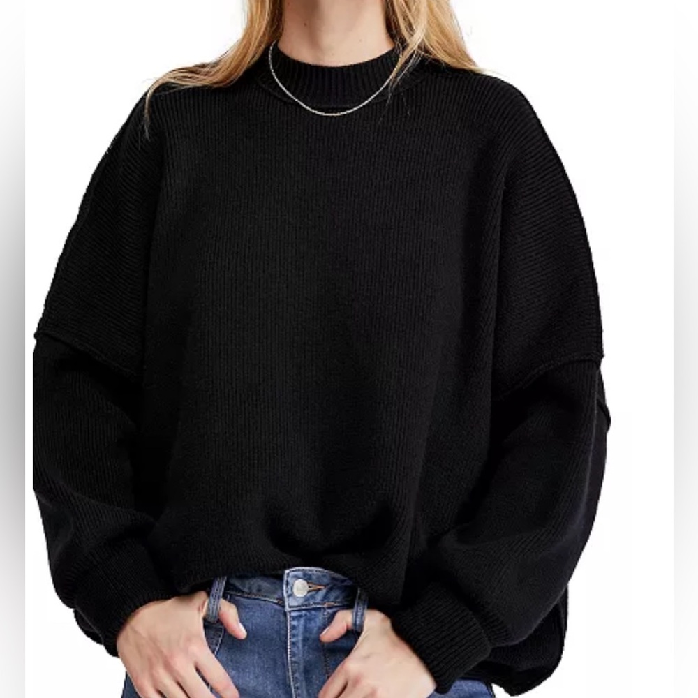 Free people easy street tunic sweater S nwt